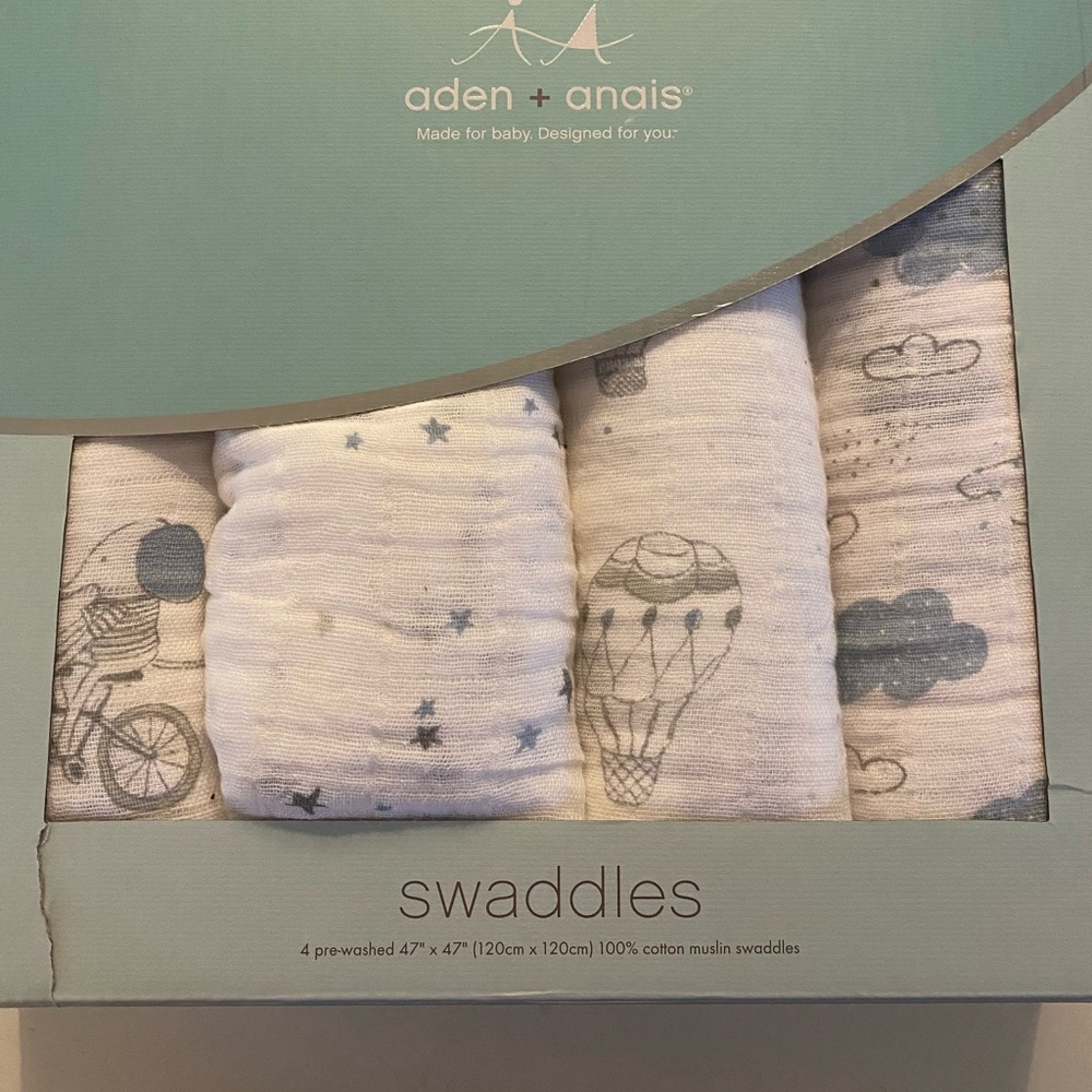 Aden + Anais swaddle set. New in box